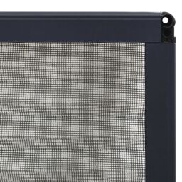 Berkfield Home Plisse Insect Screen for Windows Aluminium Anthracite 60x80cm in Black - Size: 60x80 cm - thumbnail 6