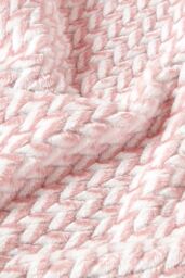 Homescapes Mora Faux Fur Velvet Throw in Pink - Size: 200 cm x 230 cm - thumbnail 4