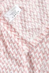 Homescapes Mora Faux Fur Velvet Throw in Pink - Size: 200 cm x 230 cm - thumbnail 5