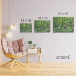 "Artery8 Vincent Van Gogh Trees & Undergrowth Canvas Wall Art Print - Size: W18"" x H24""" - thumbnail 4