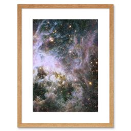 Artery8 Wall Art Print Hubble Space Astronomy Probes Interior Of Tarantula Nebula Near Infrared Deep View 30 Doradus Star Birth Dust Large Magellanic - thumbnail 1
