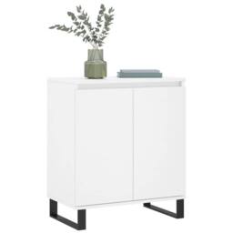 Berkfield Home Sideboard White 60x35x70 cm Engineered Wood - Size: 60 x 35 x 70 cm - thumbnail 3