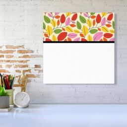 "Warren Reed - Designer Autumn Leaves Canvas in Red - Size: W16"" x H16""" - thumbnail 2