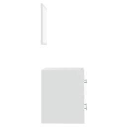 Berkfield Home Bathroom Cabinet with Mirror White 41x38.5x48 cm Engineered Wood - thumbnail 7