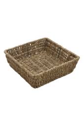 JVL Seagrass Square Storage Tray in Brown - Size: Small - thumbnail 2