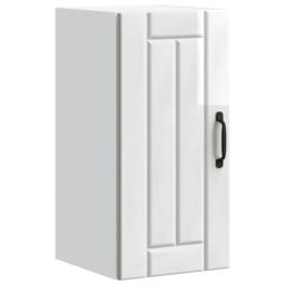 Berkfield Home Kitchen Wall Cabinet Lucca High Gloss White Engineered Wood - thumbnail 2