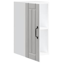 Berkfield Home Kitchen Wall Cabinet Lucca High Gloss White Engineered Wood - thumbnail 5