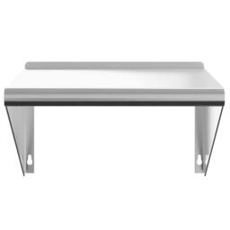 Berkfield Home Wall Shelf 50x45x31 cm Silver Stainless Steel - Size: 50 x 45 x 31 cm - thumbnail 5