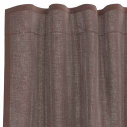 Berkfield Home Voile Curtains with Rod Pockets 2 pcs Brown - thumbnail 5