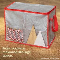 Christmas Village Christmas Decoration Storage Bag - Grey - thumbnail 5