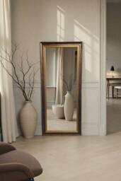 Yearn Mirrors Classic Tall Bronze Gold Bevelled Wall Mirror - thumbnail 1