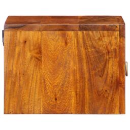 Berkfield Home Bedside Cabinet with Drawer Brown, multicolour 35 x 30 x 22 cm in Brown - thumbnail 6
