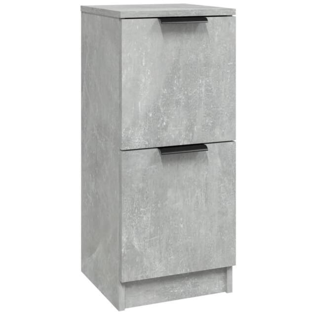 Berkfield Home Sideboard Concrete Grey 30x30x70 cm Engineered Wood - Size: 30 x 30 x 70 cm - image 1