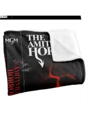 Amityville Horror - Logo Vhs Front & Back Silky Touch Super Soft Throw Blanket 152 X 127 cm in White - thumbnail 3