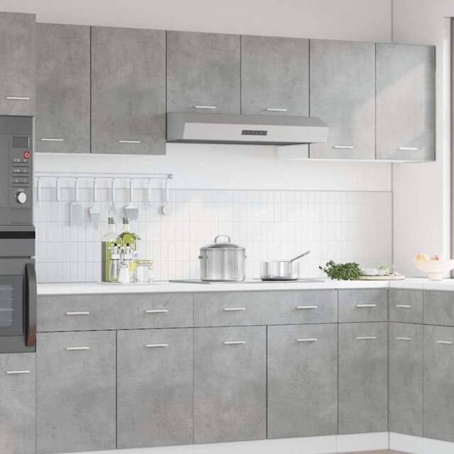 Berkfield Home Hanging Cabinet Concrete Grey 50x31x60 cm Engineered Wood - Size: 50 x 31 x 60 cm - image 1