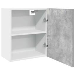 Berkfield Home Hanging Cabinet Concrete Grey 50x31x60 cm Engineered Wood - Size: 50 x 31 x 60 cm - thumbnail 5
