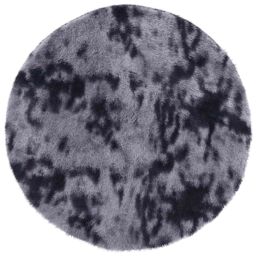 Berkfield Home Shaggy Rug High Pile NAVARRA Dark Grey 200x200 cm Polyester - Size: Medium - thumbnail 2