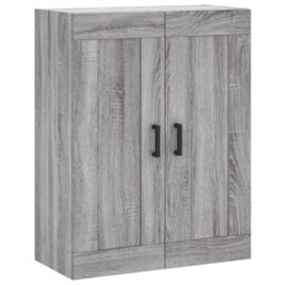 Berkfield Home Wall Mounted Cabinet Grey Sonoma 69.5x34x90 cm Engineered Wood - thumbnail 2