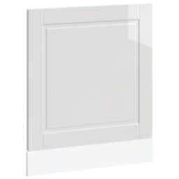 Berkfield Home Dishwasher Panel Porto High Gloss White 60x1.5x67 cm Engineered Wood - thumbnail 2