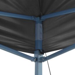 Berkfield Home Professional Folding Party Tent with 2 Sidewalls 2x2 m Steel Anthracite in Black - thumbnail 3