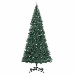 Berkfield Home Artificial Pre-lit Christmas Tree with Ball Set Green 500 cm - thumbnail 5