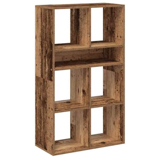 Berkfield Home Book Cabinet Old Wood 66x31x112 cm Engineered Wood - Size: 66 x 31 x 112 cm - image 1