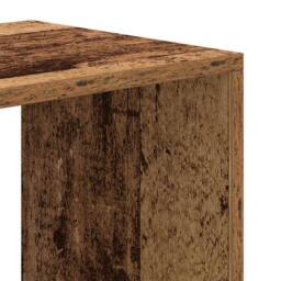Berkfield Home Book Cabinet Old Wood 66x31x112 cm Engineered Wood - Size: 66 x 31 x 112 cm - thumbnail 7