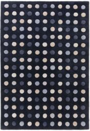 The Rug Shop UK Blue Modern Easy to clean Hand Made Dotted Area Rug - Size: 200 cm x 300 cm - thumbnail 7