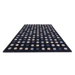 The Rug Shop UK Blue Modern Easy to clean Hand Made Dotted Area Rug - Size: 200 cm x 300 cm - thumbnail 6