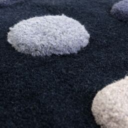 The Rug Shop UK Blue Modern Easy to clean Hand Made Dotted Area Rug - Size: 200 cm x 300 cm - thumbnail 2