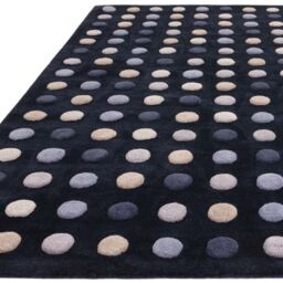 The Rug Shop UK Blue Modern Easy to clean Hand Made Dotted Area Rug - Size: 200 cm x 300 cm - thumbnail 4