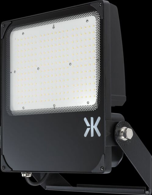 Netlighting Knightsbridge 230V IP66 IK08 High Lumen 200W Floodlight 4000K FLHL200 in Black - image 1