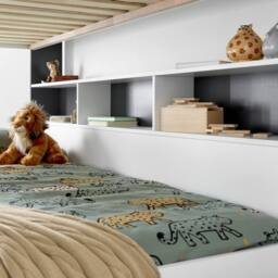 Bedmaster Olly Storage Bunk Bed With Drawer With Pocket Mattresses in Grey - Size: Single - thumbnail 5