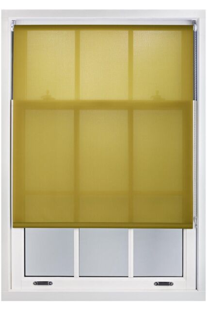 Furnished Green Daylight Roller Blinds - Trimmable Window Shade - Size: 230 cm width x 165 cm drop - image 1