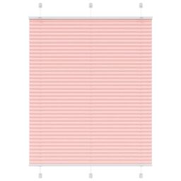 Berkfield Home Pleated Blind Pink 110x150 cm Fabric Width 109.4 cm Polyester