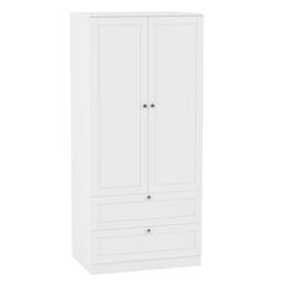 Home Discount Vida Designs Altino 4Pc Bedroom Set(3Dr Bedside, 4Dr Chest, Wardrobe) in White - thumbnail 9