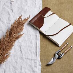 Sostter Taupe Faux Pampas Grass Stem for Stylish Interiors - thumbnail 1
