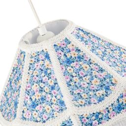Happy Homewares Classic Handmade Victorian Empire Lamp Shade in Soft Cotton with Tassels - Size: 12 inches - thumbnail 5