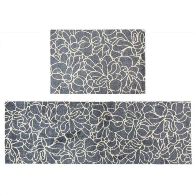 EONLION Mega Doormat & Runner set in Grey - Size: 100 cm x 100 cm - image 1