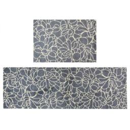 EONLION Mega Doormat & Runner set in Grey - Size: 100 cm x 100 cm - thumbnail 1