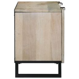 Berkfield Home Media Storage Cabinets & Racks with Drawer with Shelf with Storage with Door White & Black - thumbnail 4