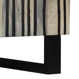 Berkfield Home Media Storage Cabinets & Racks with Drawer with Shelf with Storage with Door White & Black - thumbnail 8