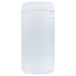 Berkfield Home Beach Towels 2 pcs White 60x135 cm Fabric 400 GSM - thumbnail 3
