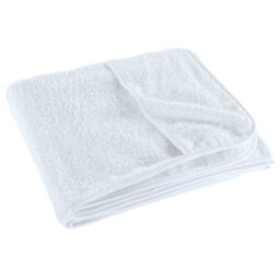 Berkfield Home Beach Towels 2 pcs White 60x135 cm Fabric 400 GSM - thumbnail 5