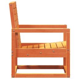 Berkfield Home Beautiful Garden Chair Wax Brown 57.5x63x76 cm Solid Wood Pine - thumbnail 5