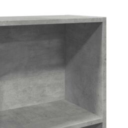 Berkfield Home Bookcase Concrete Grey 40x24x176 cm Engineered Wood - Size: 40 x 24 x 176 cm - thumbnail 7