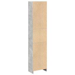 Berkfield Home Bookcase Concrete Grey 40x24x176 cm Engineered Wood - Size: 40 x 24 x 176 cm - thumbnail 6