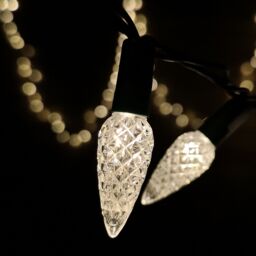 Samuel Alexander 7.5m 150 LED Multi-action Pine Cone Christmas Lights in Warm White - thumbnail 2