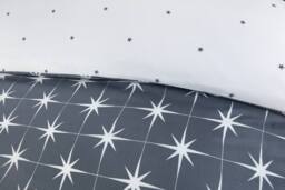 Rapport Home Northern Stars Microfibre Complete Duvet Set with Pillowcase in Grey - Size: Single - thumbnail 2