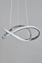 BHS Lighting Eero Silver Pendant Ceiling Light - thumbnail 2